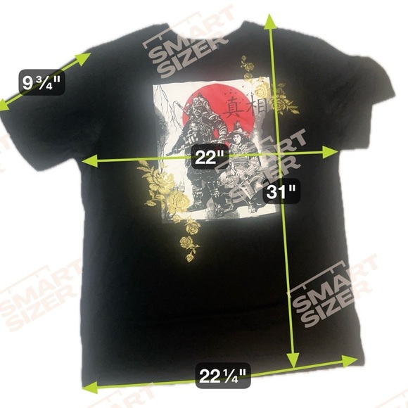 Hudson Outerwear Graphic T-Shirt Men XL Japanese Samurai Warrior 100% Cotton EUC - Picture 6 of 6